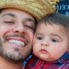 Murilo Huff compartilha vídeo ao lado de Leo, seu filho com Marília Mendonça