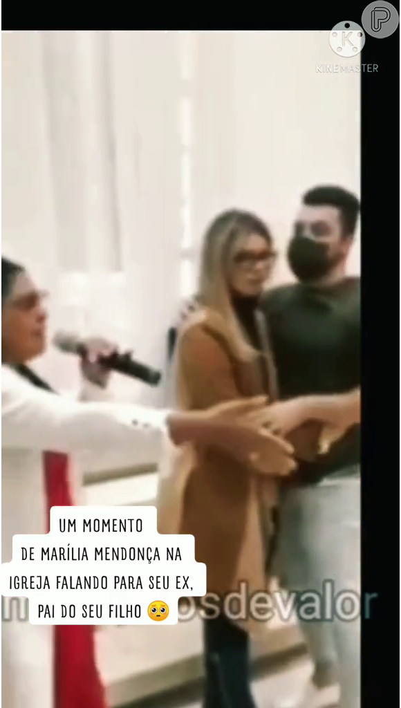 Marília Mendonça e Murilo Huff compareciam pela primeira vez juntos a um culto em vídeo que viralizou no TikTok