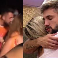 Viih Tube e Arthur Picoli se beijam em vídeo, mas web avalia: 'Só conversa ao pé do ouvido'