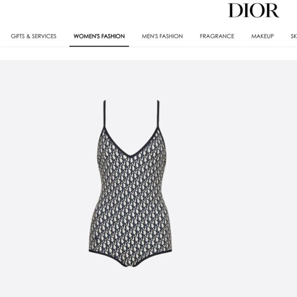 Maiô de Andressa Suita é da marca Dior e custa o equivalente a R$ 4 mil