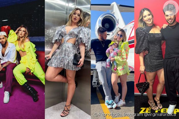 Looks de Virgínia Fonseca em viagens e show do marido, Zé Felipe
