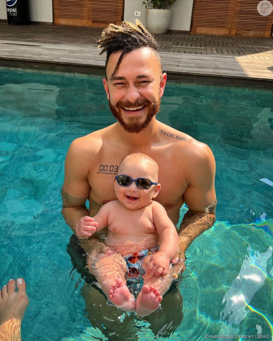 Cris, filho de Bianca Andrade e Fred: 'Carinha de quem nunca vai se preocupar com boletos', brincou uma internauta