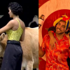 'A Fazenda 13': Aline Mineiro se despediu dos animais nesta segunda-feira (13) e chamou atenção ao comparar a vaca teimosinha com o namorado, Leo Lins