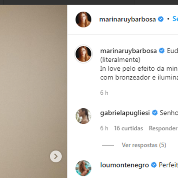 Marina Ruy Barbosa foi criticada após aparecer 'laranja' em campanha