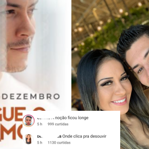 Arthur Aguiar fez música em homenagem à Mayra Cardi, com quem reatou casamento em outubro