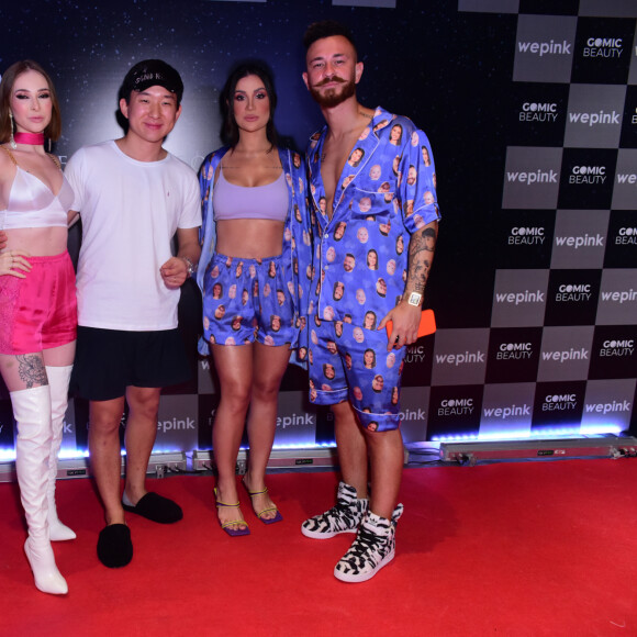 Bianca Andrade foi à festa de Virgínia Fonseca, assim como Sammy e Pyong Lee, ao lado do marido, Fred