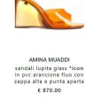 A sandália usada por Andressa Suita custa cerca de R$ 5590 na cotação atual do Euro