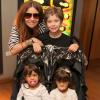 Giovanna Antonelli é mãe de Pietro, de 7 anos, e das gêmeas Sofia e Antônia, de 2 anos