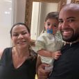   Leo, filho de Marília Mendonça e Murilo Huff, passou o Natal com a avó materna, Ruth Moreira  
