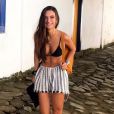 Sobrinha de Ticiane Pinheiro, Bruna Pinheiro gosta de compartilhar fotos de paseios por cidades como Paraty (RJ)