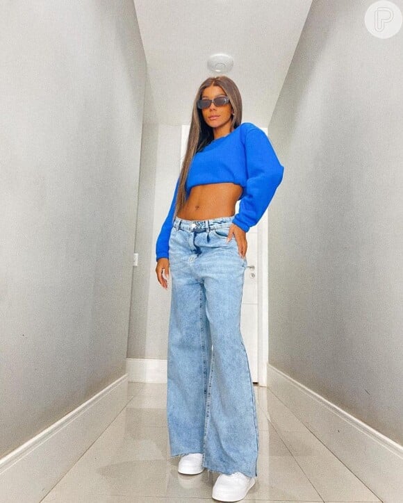 'BBB 22': Brunna Gonçalves tem o jeans como coringa em seus looks fora do confinamento. Será que a dançarina vai manter a tendência no reality?