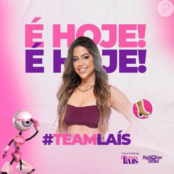 'BBB 22': Laís usa emoji de bota com salto nas redes sociais, além da hashtag #teamlais