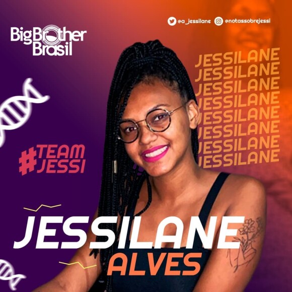 Jessilane, do 'BBB 22', está usando emoji de DNA, já que é professora de Biologia