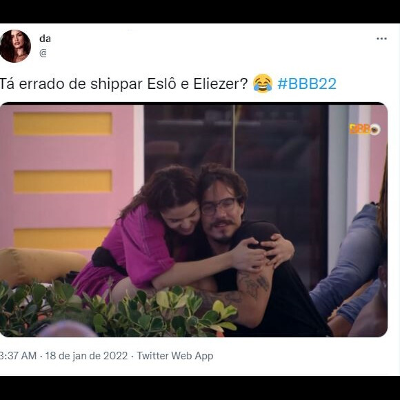 'BBB 22': público também shippa Eslovênia com Eliezer, gerando o shipper 'Elivênia'