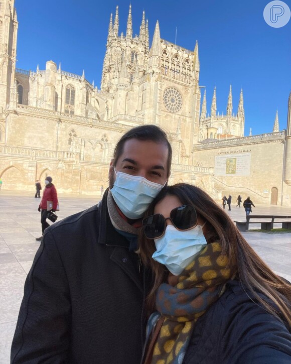 Fátima Bernardes e o namorado, Túlio Gadêlha, foram viajar pela Europa entre o fim de 2021 e o começo de 2022