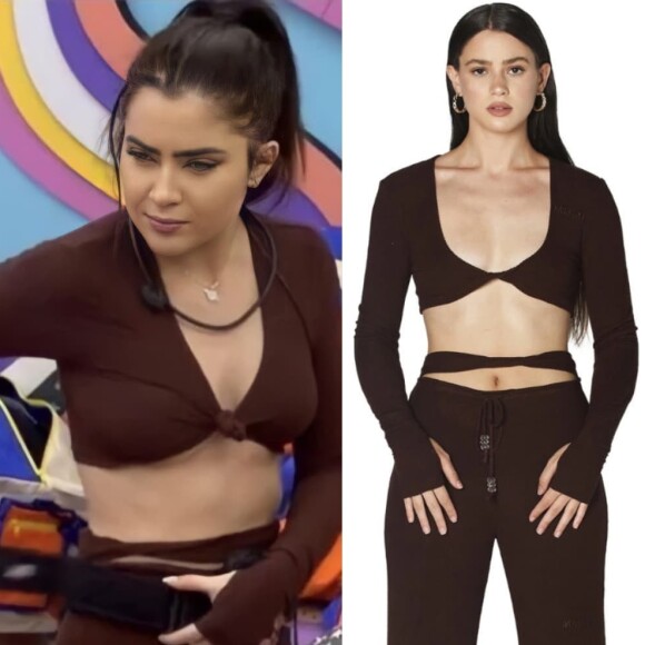 Pijama de Jade Picon no 'BBB 22' custa mais de R$ 800 e é de designer australiana