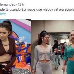 Pijama cropped de Jade Picon no 'BBB 22' rendeu memes e comentários divertidos na web