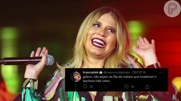 Marília Mendonça: as declarações de Gustavo ocorreram no Twitter, mesma rede social onde a cantora mantinha uma conta secreta