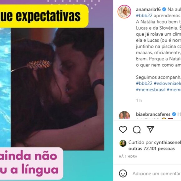 'BBB 22': Ana Maria Braga usou o que aconteceu na festa para dar um conselho amoroso