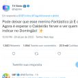 'BBB 22': SBT e Globo protagonizam interação no Twitter após Tiago Abravanel ganhar liderança