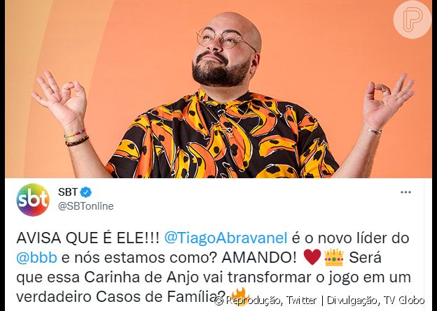 'BBB 22': SBT celebra vitória de Tiago Abravanel na prova do Líder