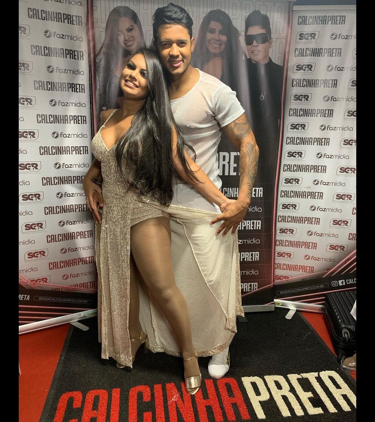 Foto: Paulinha Abelha é casada com o modelo Clevinho Santos - Purepeople