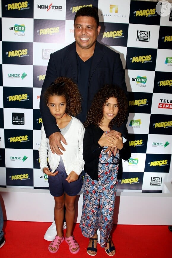 Ronaldo Fenômeno também é pai de Sofia, 12 anos, e Maria Alice, 10.