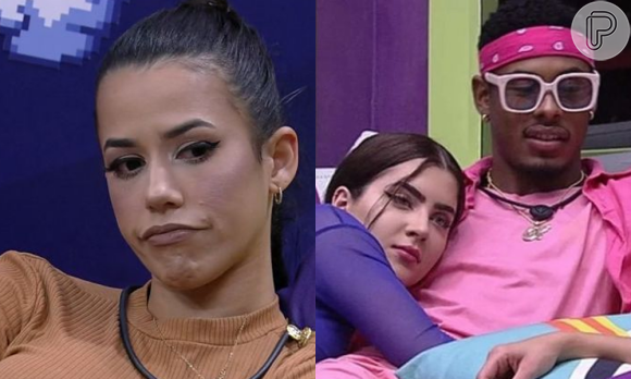 BBB 22: Larissa diz que ficaria com Paulo André, mas só se ele não estivesse envolvido com Jade Picon. 'Não sou amiga fura-olho'