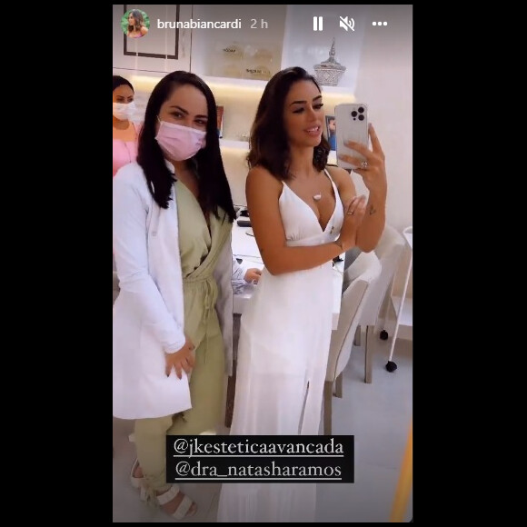 Bruna Biancardi fez um round glúteo