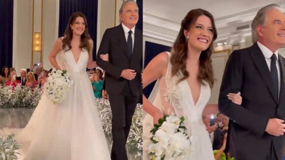 Casamento de filha de Roberto Justus reúne ex, Ticiane Pinheiro, e atual mulher do empresário, Ana Paula Siebert