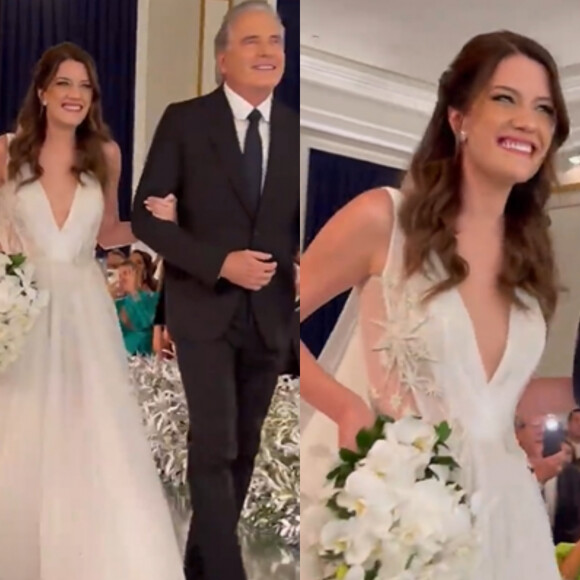 Casamento da filha de Roberto Justus emociona ex-mulher de empresário no Rio de Janeiro