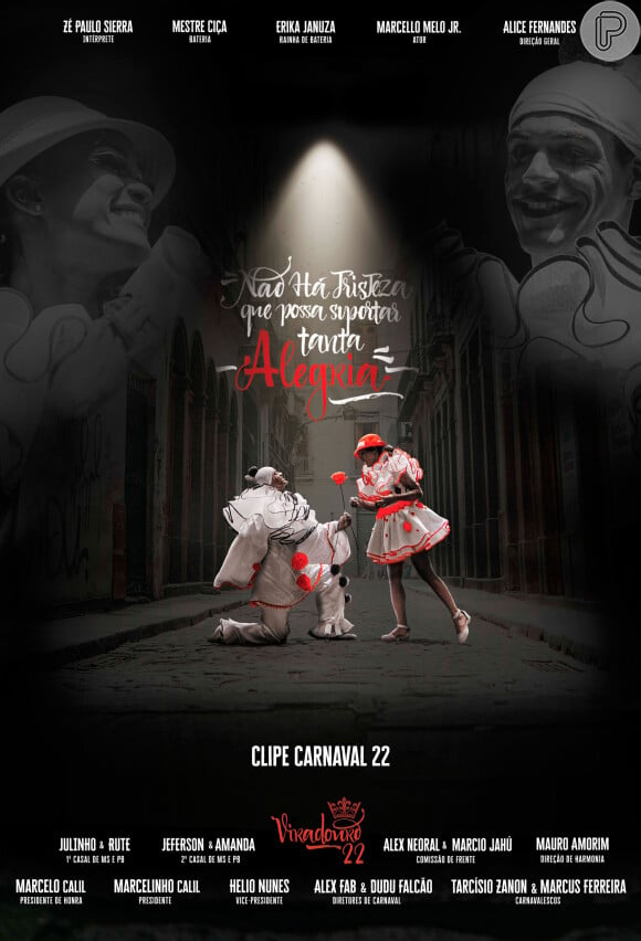 Erika Januza e Marcelo Mello Jr protagonizam clipe do Carnaval 2022 da Viradouro