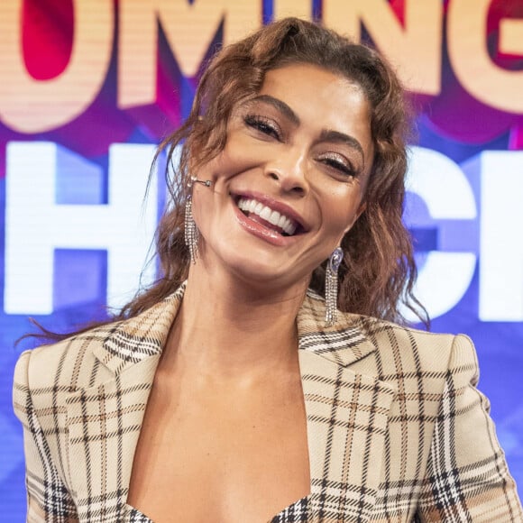 Juliana Paes em foto em participação no 'Domingão com Huck'