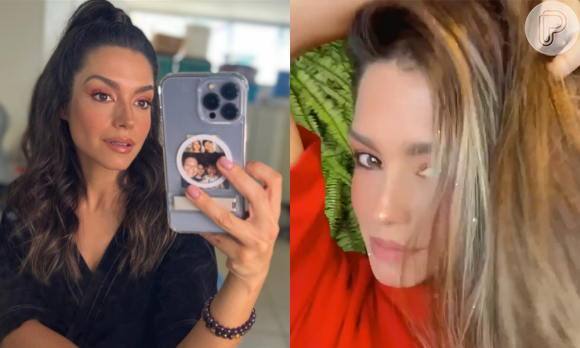 Antes e depois de Thais Fersoza: atriz adotou tonalidade morena iluminada nos cabelos! 
