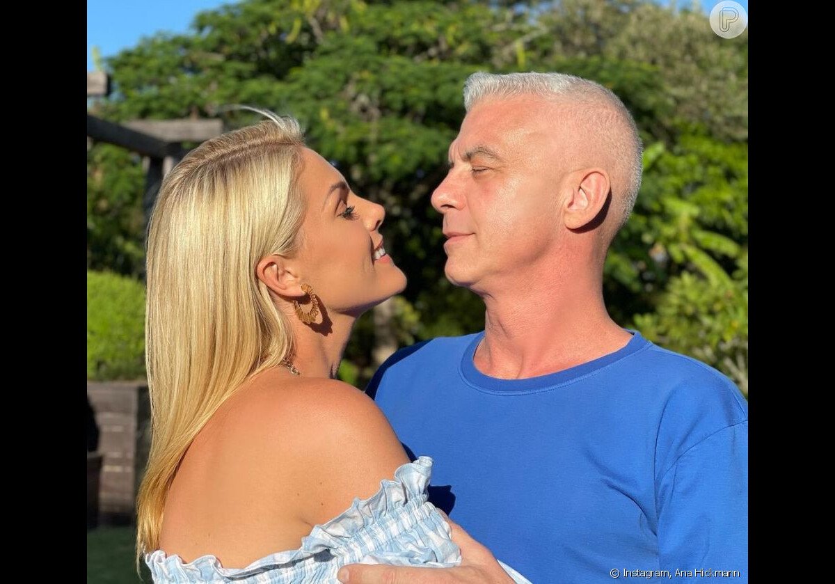 Foto: Ana Hickmann e o marido, Alexandre Correia, explicaram ao filho que a  apresentadora estava discutindo com alguém - Purepeople