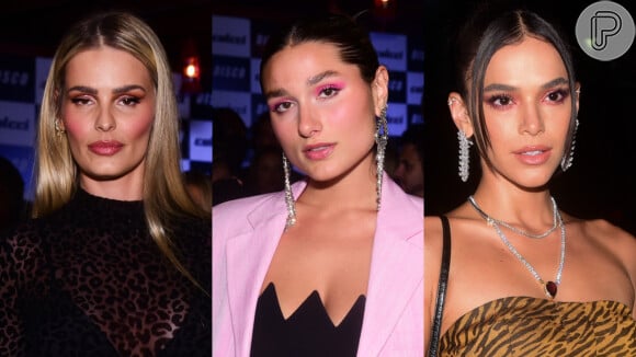 Yasmin Brunet, Sasha Meneghel e Bruna Marquezine arrasaram em festa cheia de famosos