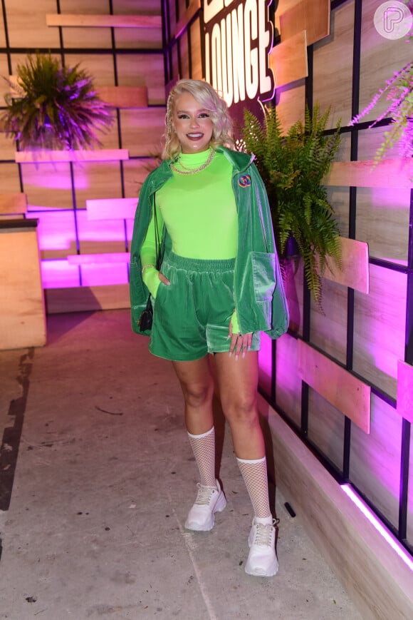 Lollapalooza: look de Gabi Lopes foi quase all green