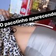 Grávida, Virgínia Fonseca aparece com calça de ginástica e blusa animal print para celebrar o crescimento da barriga