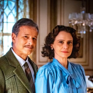 Violeta (Malu Galli) e Eugêncio (Marcello Novaes) fazem sexo na novela 'Além da Ilusão'