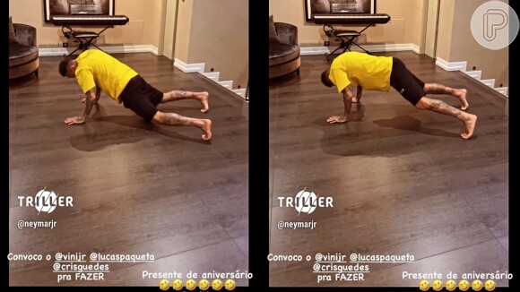 No Instagram, Neymar apareceu dançando o hit 'Envolver', de Anitta