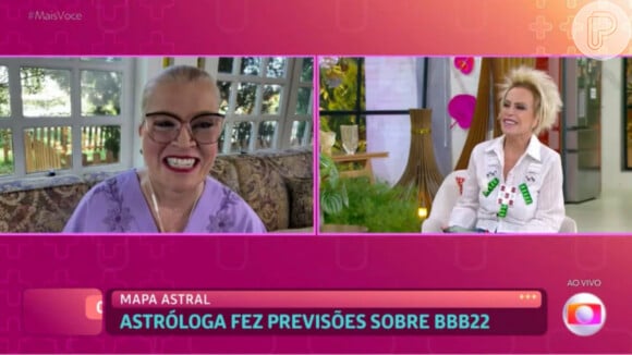 'BBB 22': a astróloga Monica Buonfiglio voltou ao 'Mais Você' nesta segunda (04) e previu quem será o grande vencedor do programa