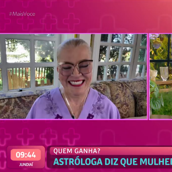 Monica Buonfiglio é astróloga de confiança de Ana Maria Braga há mais de 20 anos