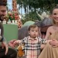 Separados, Lucas Lucco e Lorena Carvalho celebraram 1º ano do filho