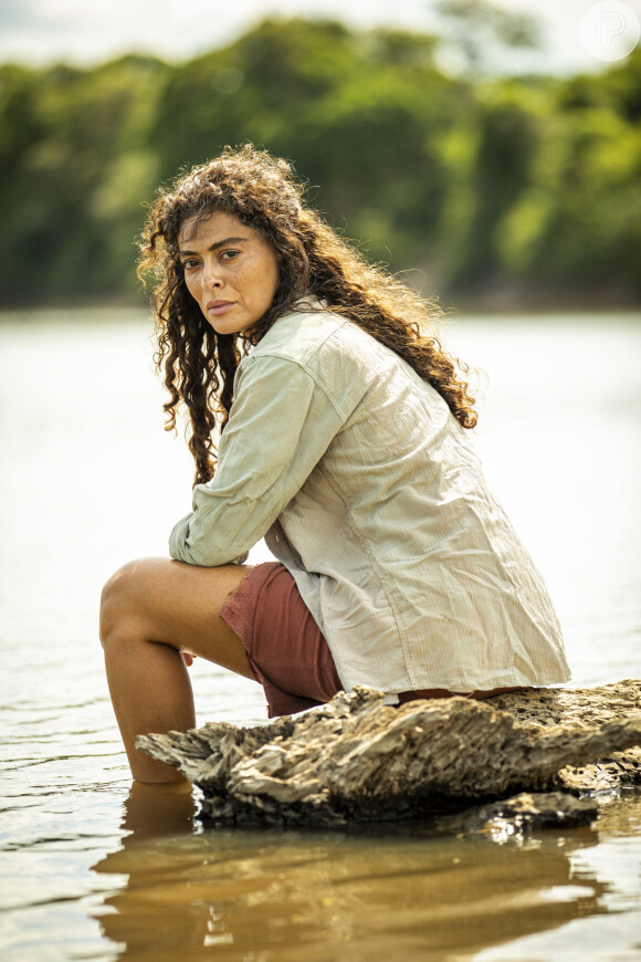 Maria Marruá (Juliana Paes) engravidou pela 4ª vez, de Juma, na novela 'Pantanal'