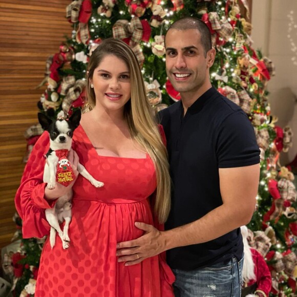 Bárbara Evans deu à luz no dia 3 de abril
