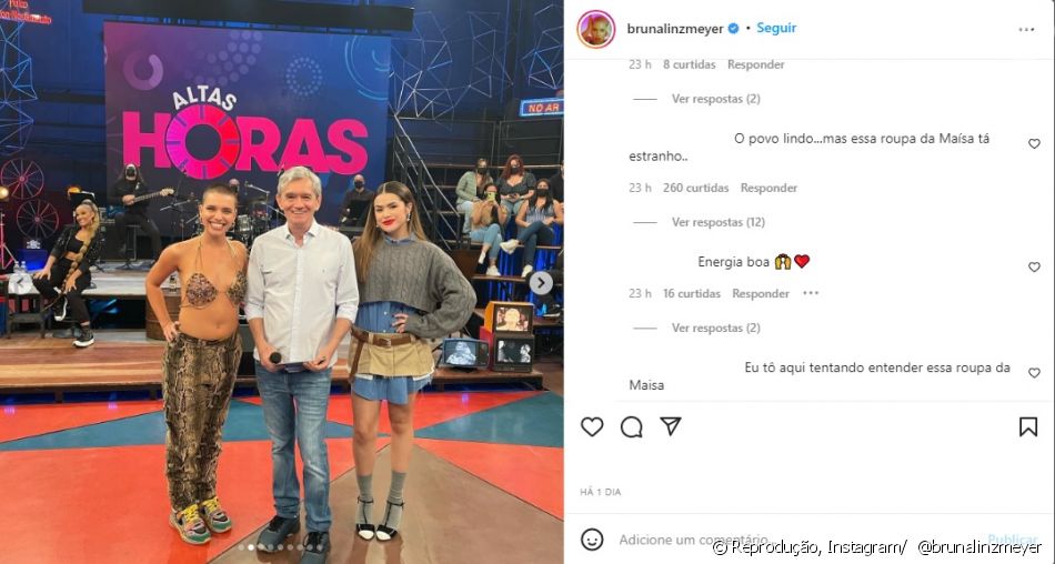 Looks de Maisa e Bruna Linzmeyer deram o que falar nas redes sociais