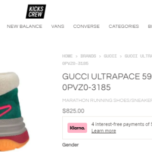 Tênis Gucci usado por Bruna Linzmeyer é o modelo Ladies Ultrapace Mid-Top Sneakers