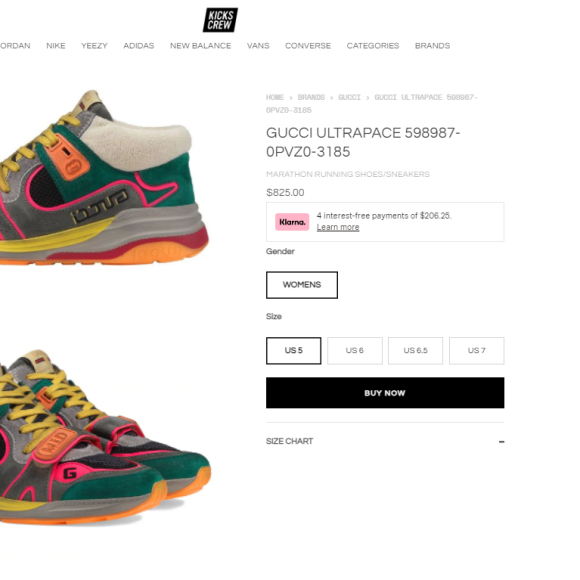 Tênis Gucci usado por Bruna Linzmeyer é o modelo Ladies Ultrapace Mid-Top Sneakers