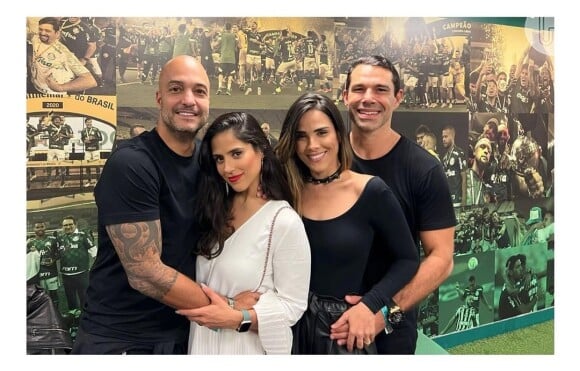 Camilla Camargo publicou uma foto com o marido, Wanessa e Marcus