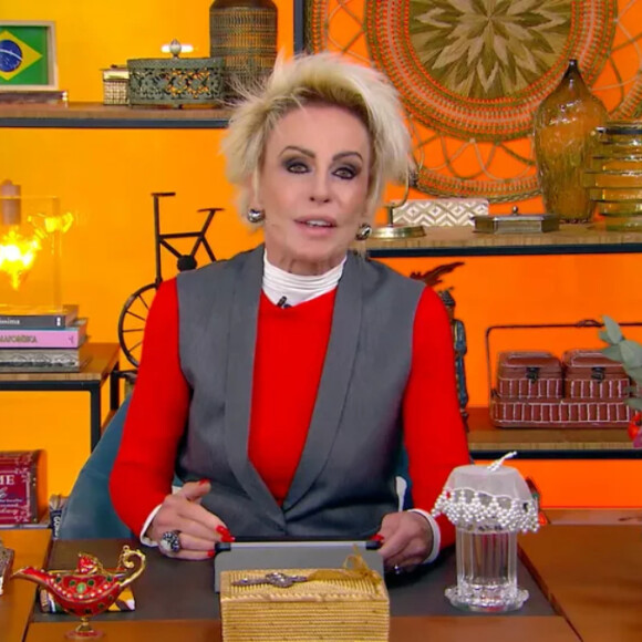 Ana Maria Braga tranquilizou fãs e contou que foi atendida pela equipe médica nos Estúdios Globo de São Paulo